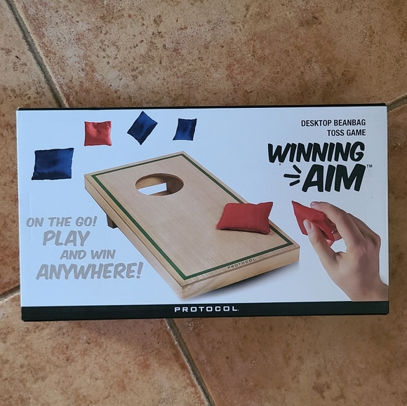 Protocol Games Nwt Protocol Brand Mini Desktop Bean Bag Toss Game